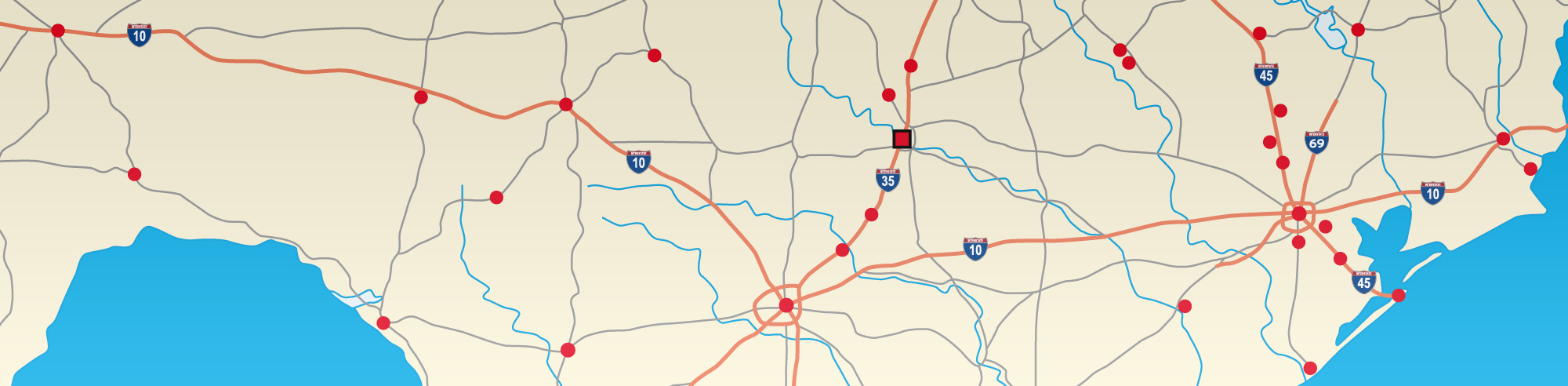 South Texas Map